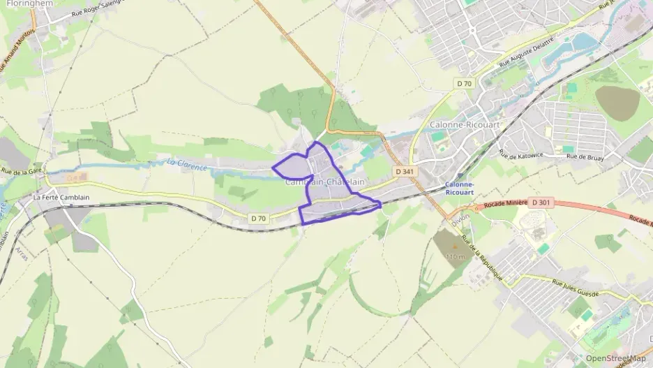 Maison 96 m² quatre pièces à vendre à Camblain-Châtelain