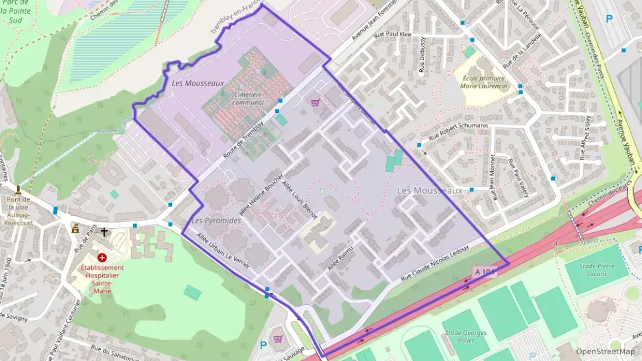 Maison 110 m² six pièces à vendre à Villepinte