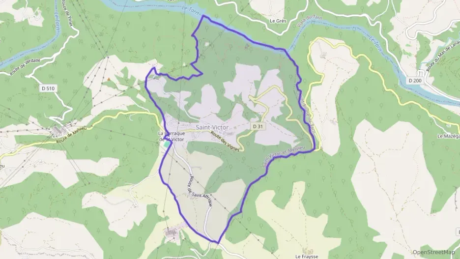 Maison 50 m² trois pièces à vendre à Saint-Victor-et-Melvieu