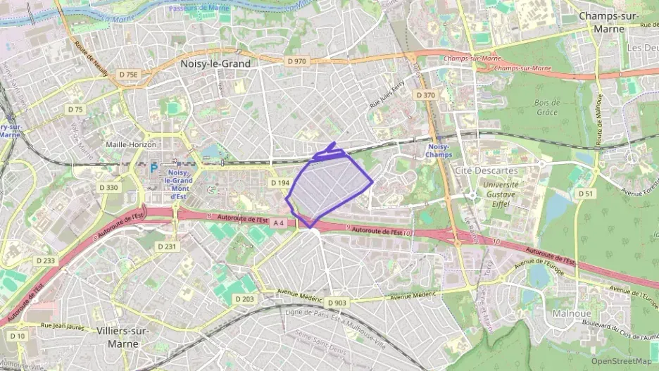 Maison 60 m² deux pieces à vendre à Noisy-le-Grand