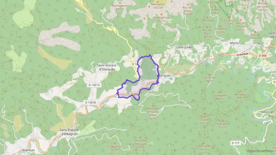 Maison 111 m² six pièces à vendre à Olargues