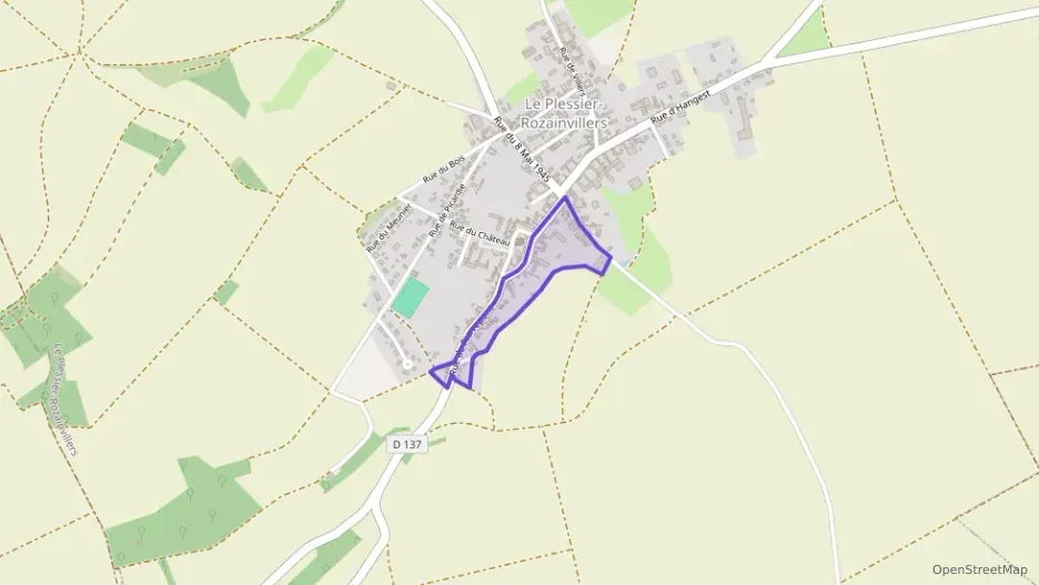 Maison 61 m² quatre pièces à vendre à Le Plessier-Rozainvillers