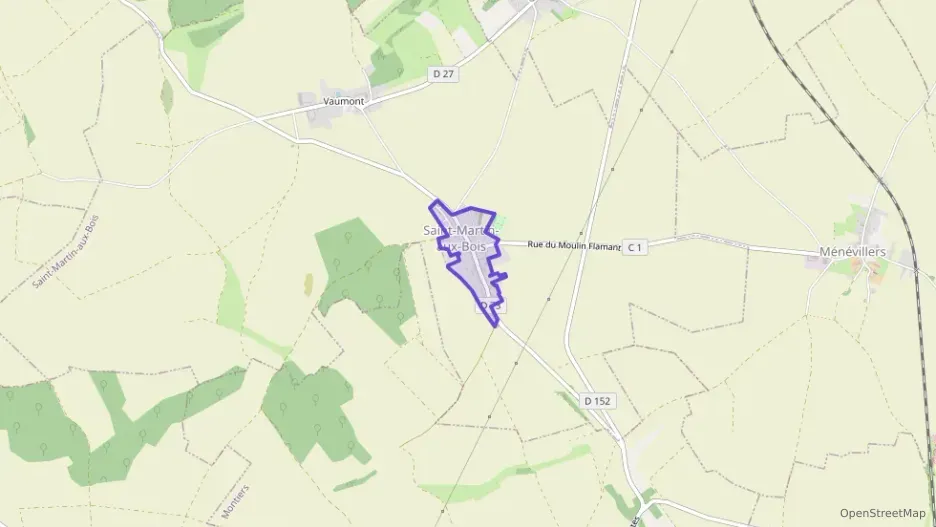 Maison 78 m² trois pièces à vendre à Saint-Martin-aux-Bois