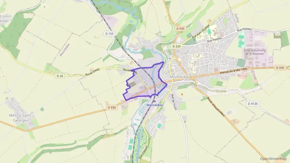 Maison 88 m² six pièces à vendre à Montdidier