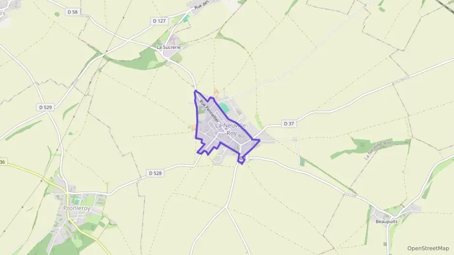 Maison 85 m² trois pièces à vendre à La Neuville-Roy