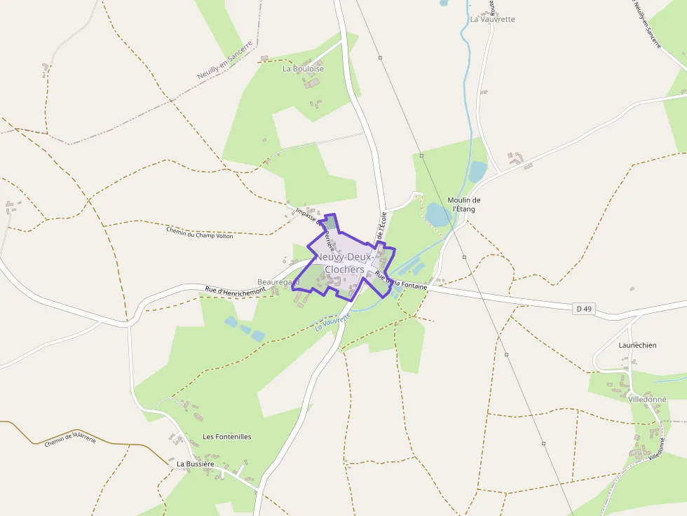 Maison 54 m² trois pièces à vendre à Neuvy-Deux-Clochers