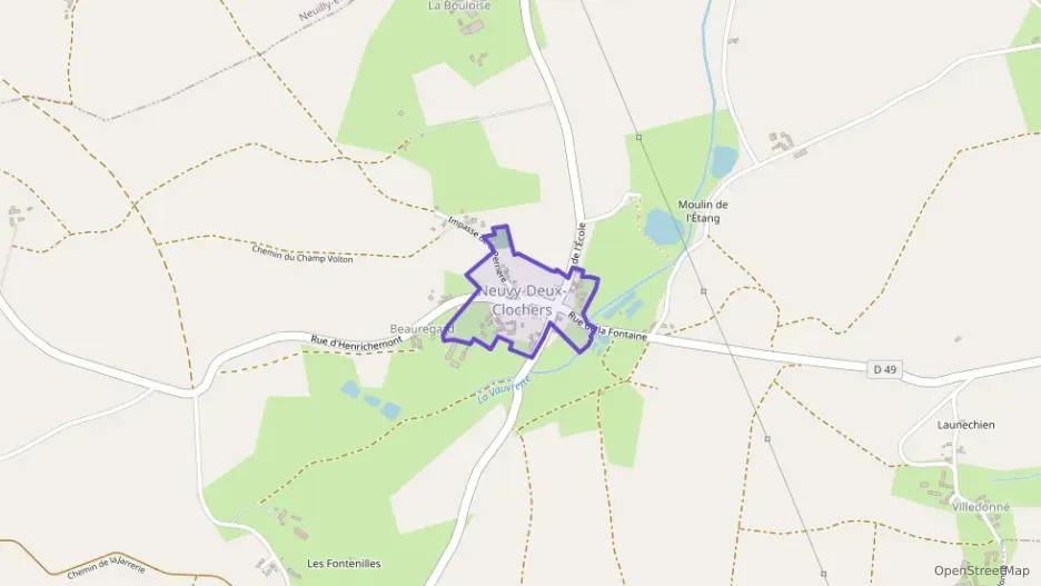 Maison 54 m² trois pièces à vendre à Neuvy-Deux-Clochers