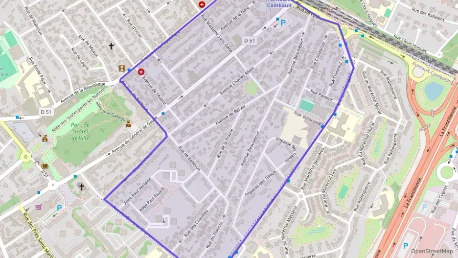 Maison 104 m² quatre pièces à vendre à Pontault-Combault