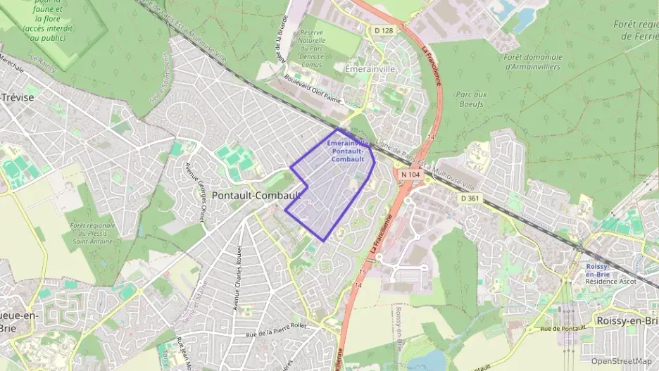 Maison 104 m² quatre pièces à vendre à Pontault-Combault