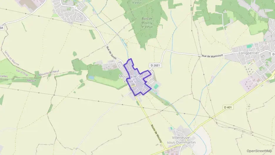 Maison 110 m² six pièces à vendre à Moussy-le-Vieux