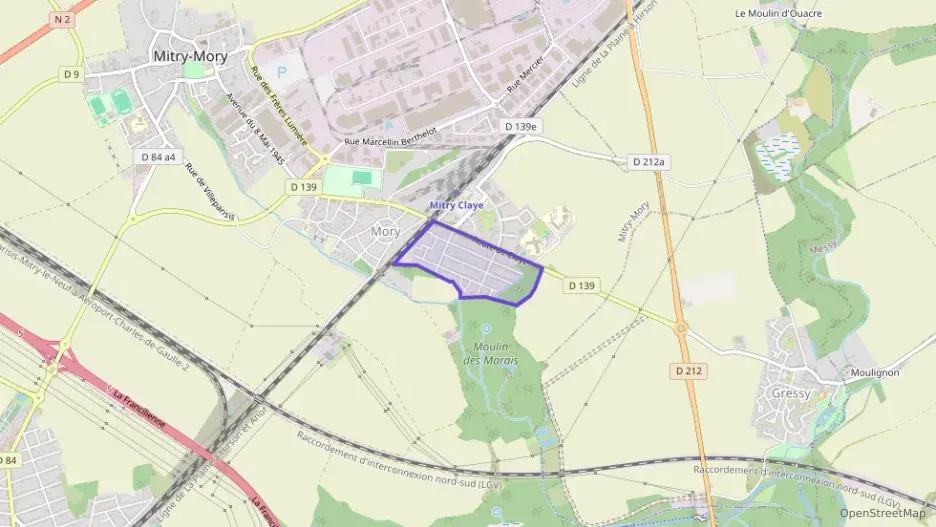 Maison 65 m² trois pièces à vendre à Mitry-Mory