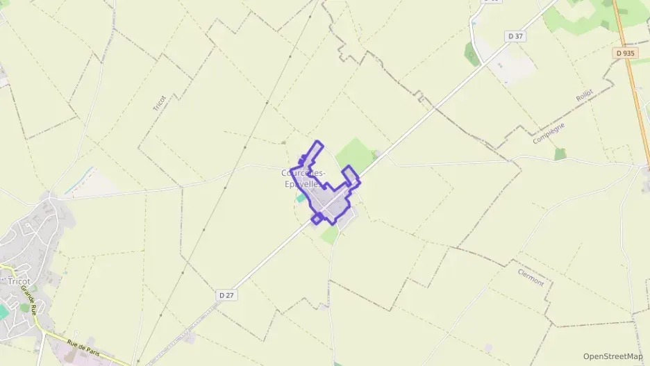 Maison 87 m² trois pièces à vendre à Courcelles-Epayelles Maison 87 m² trois pièces à vendre à Courcelles-Epayelles