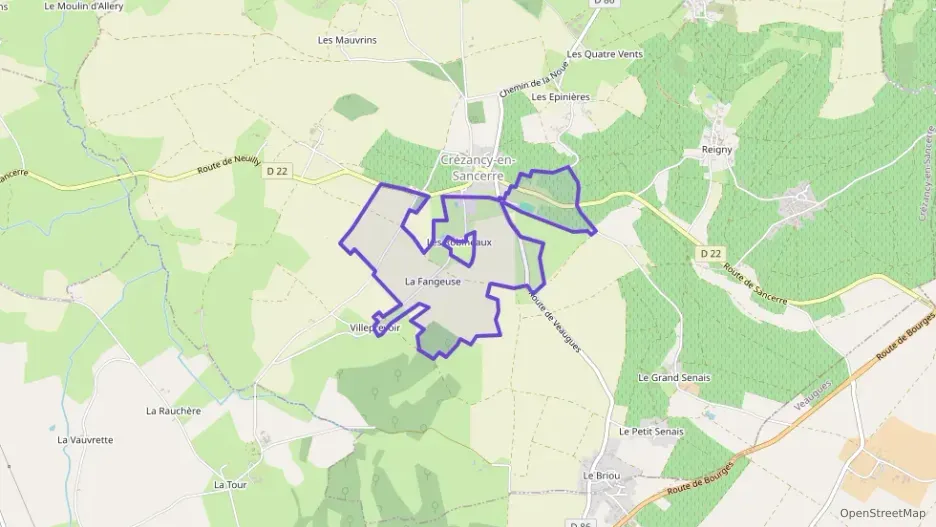 Maison 90 m² quatre pièces à vendre à Crézancy-en-Sancerre Maison 90 m² quatre pièces à vendre à Crézancy-en-Sancerre