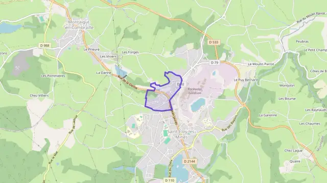 Maison 55 m² trois pièces à vendre à Saint-Éloy-les-Mines