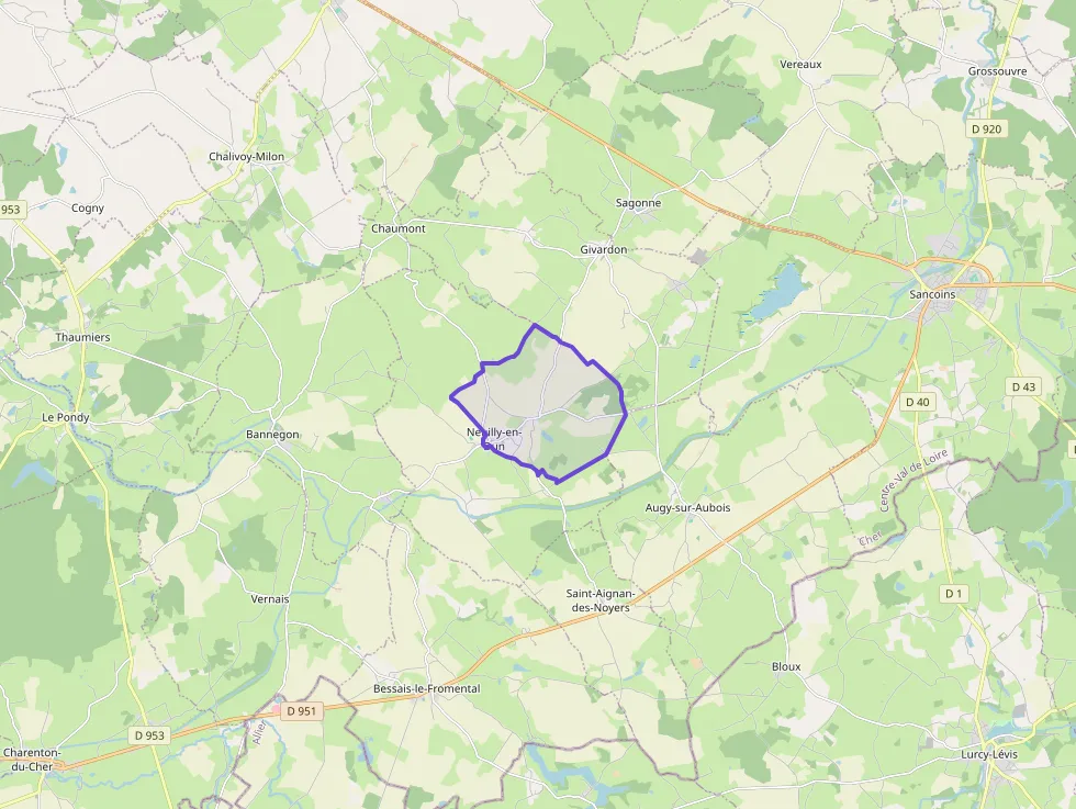 Maison 90 m² trois pièces à vendre à Neuilly-en-Dun