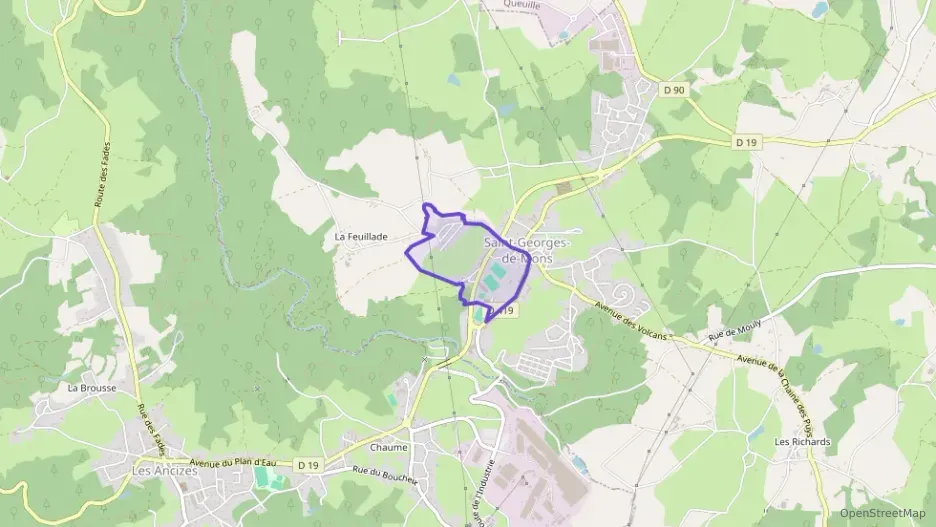 Maison 90 m² quatre pièces à vendre à Saint-Georges-de-Mons