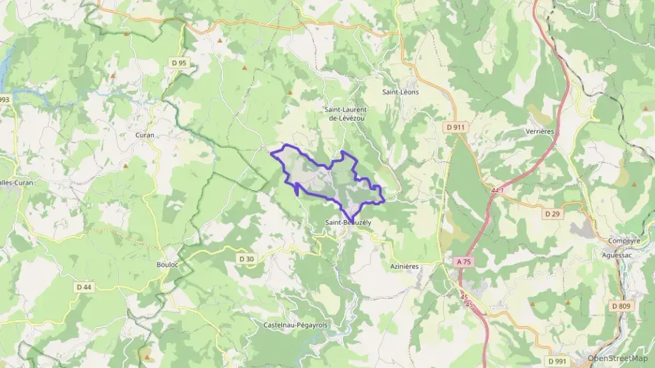 Maison 90 m² trois pièces à vendre à Saint-Beauzély