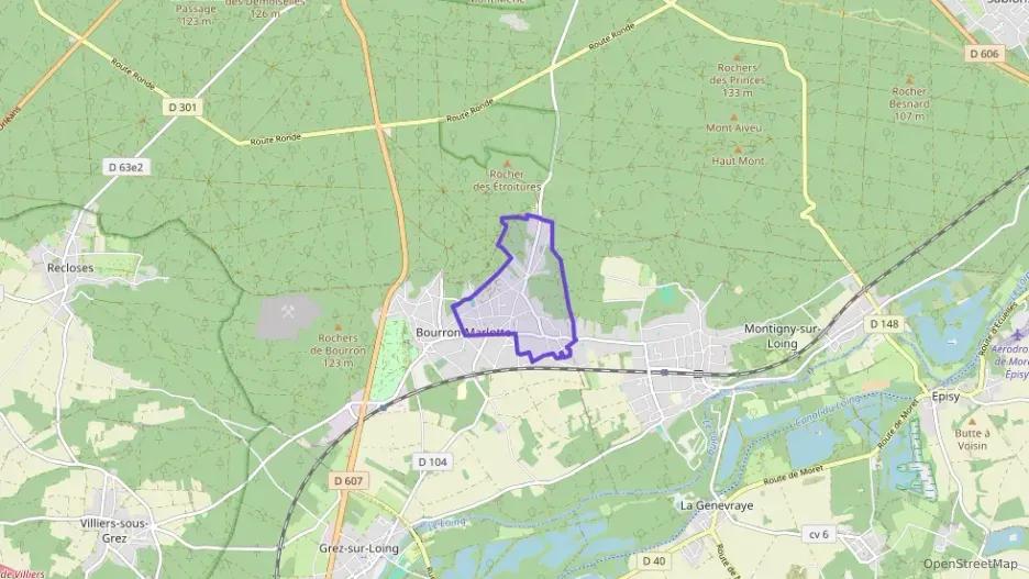 Maison 85 m² trois pièces à vendre à Bourron-Marlotte