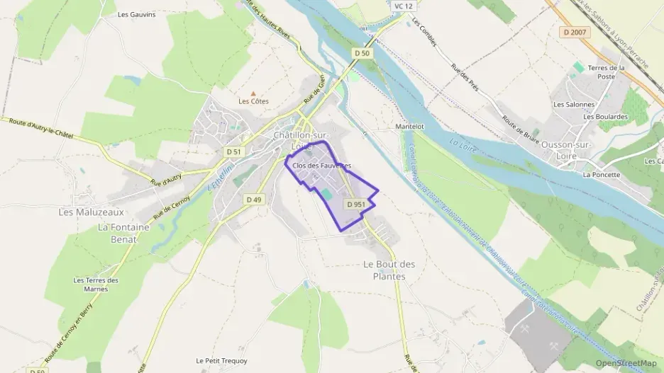 Maison 74 m² quatre pièces à vendre à Châtillon-sur-Loire