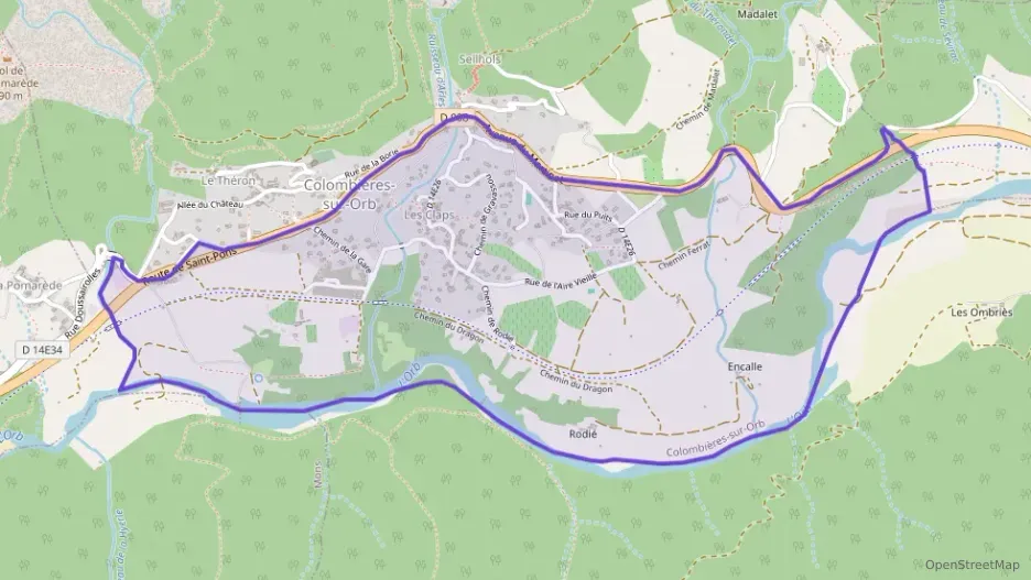 Maison 110 m² cinq pièces à vendre à Colombières-sur-Orb Maison 110 m² cinq pièces à vendre à Colombières-sur-Orb