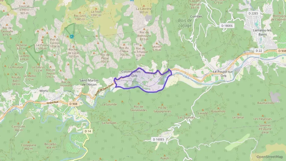 Maison 110 m² cinq pièces à vendre à Colombières-sur-Orb Maison 110 m² cinq pièces à vendre à Colombières-sur-Orb