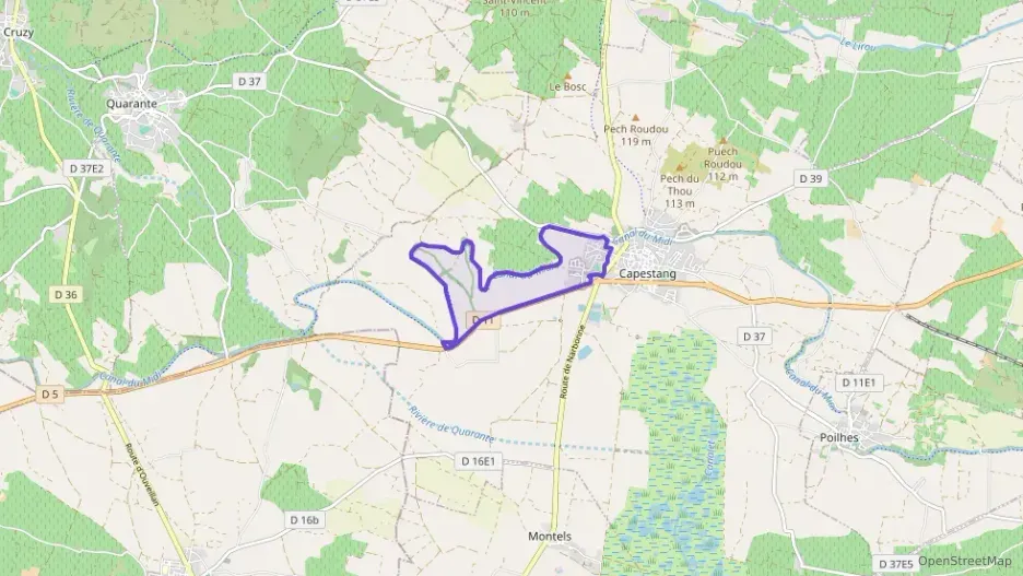 Maison 70 m² trois pièces à vendre à Capestang