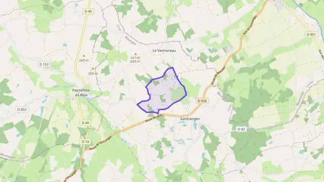 Maison 79 m² trois pièces à vendre à Santranges