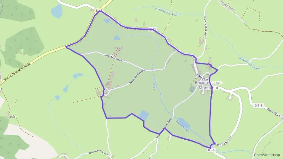 Maison 80 m² trois pièces à vendre à Buxières-sous-Montaigut Maison 80 m² trois pièces à vendre à Buxières-sous-Montaigut