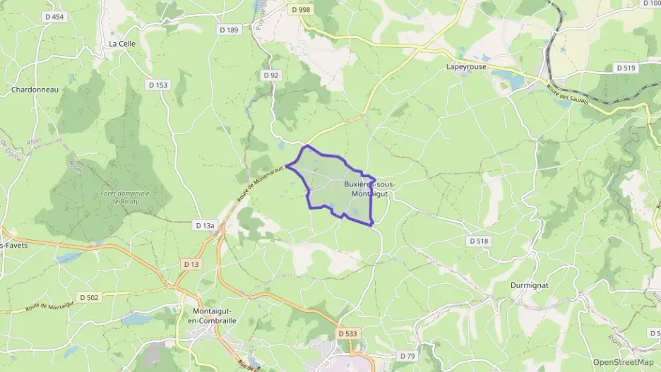 Maison 80 m² trois pièces à vendre à Buxières-sous-Montaigut Maison 80 m² trois pièces à vendre à Buxières-sous-Montaigut