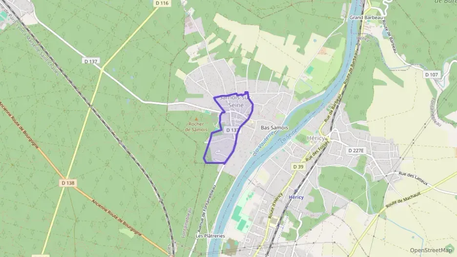 Maison 84 m² six pièces à vendre à Samois-sur-Seine