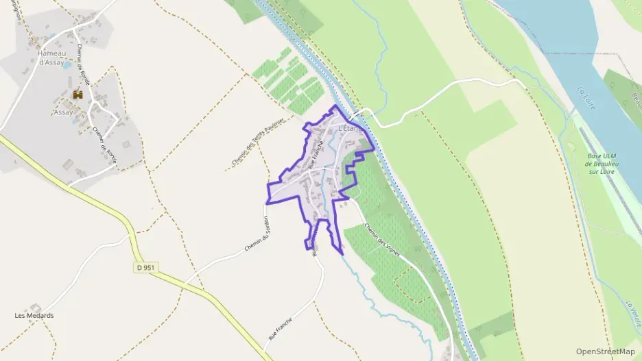Maison 80 m² trois pièces à vendre à Beaulieu-sur-Loire
