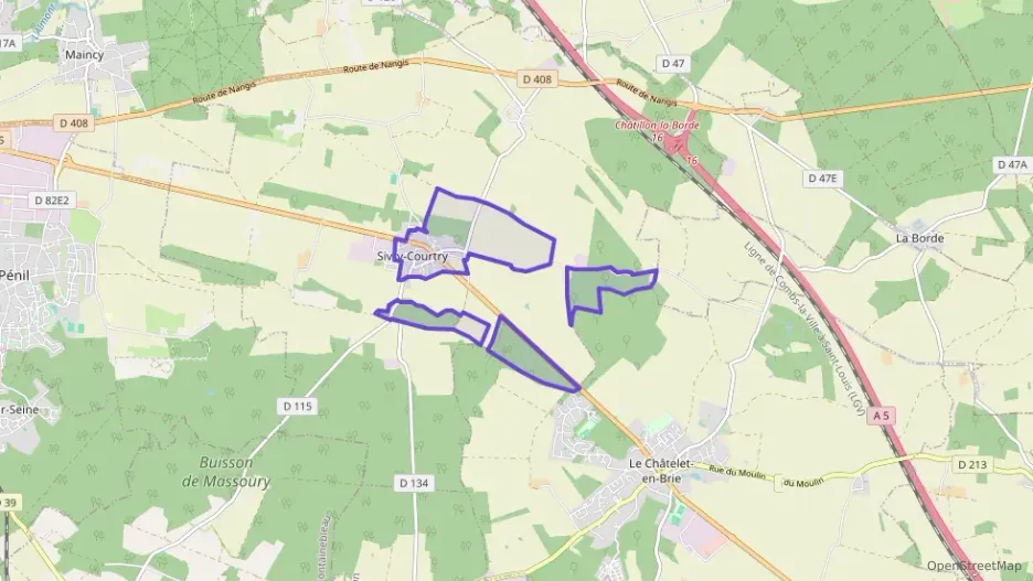 Maison 87 m² quatre pièces à vendre à Sivry-Courtry