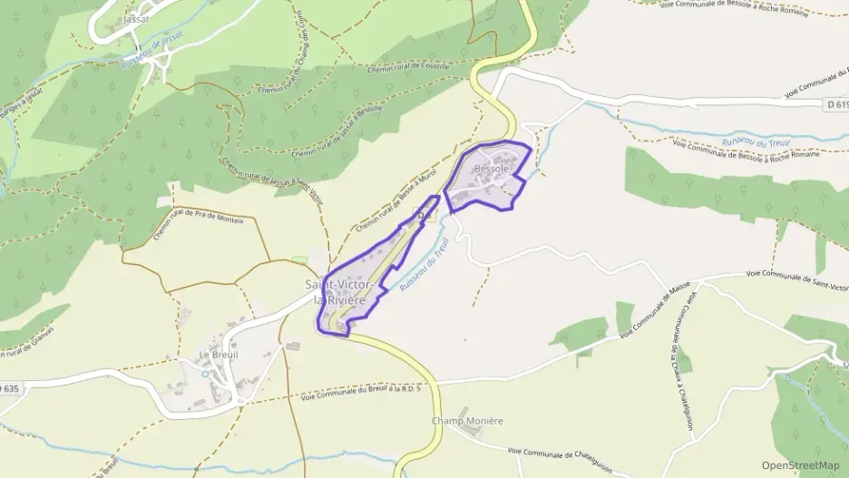 Maison 81 m² trois pièces à vendre à Saint-Victor-la-Rivière