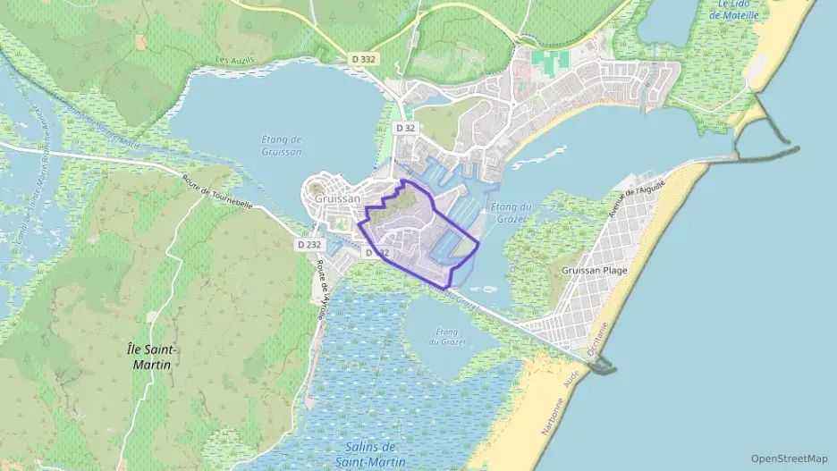 Maison 61 m² trois pièces à vendre à Gruissan Maison 61 m² trois pièces à vendre à Gruissan