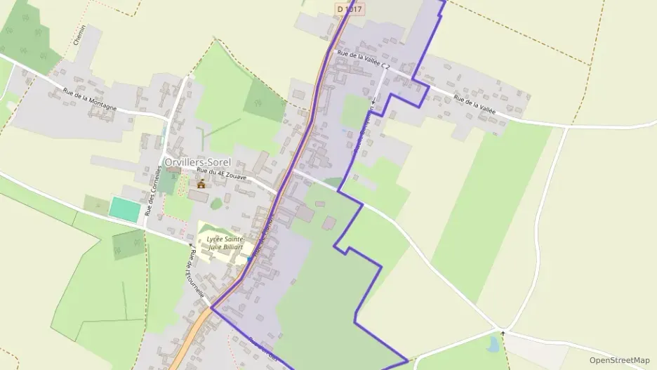 Maison 70 m² trois pièces à vendre à Orvillers-Sorel