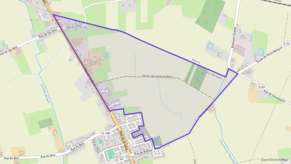 Maison 80 m² trois pièces à vendre à Vieux-Berquin