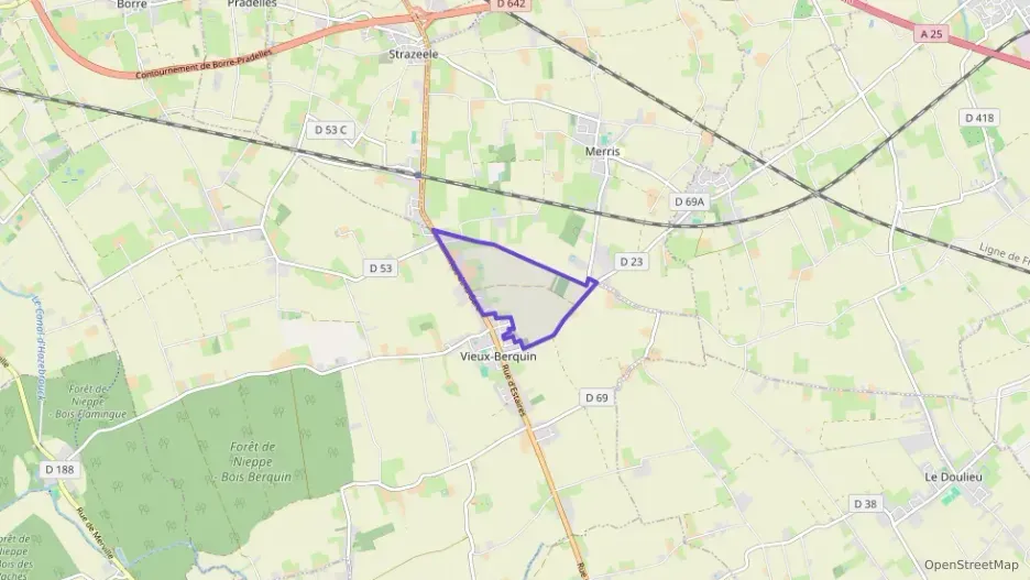 Maison 80 m² trois pièces à vendre à Vieux-Berquin