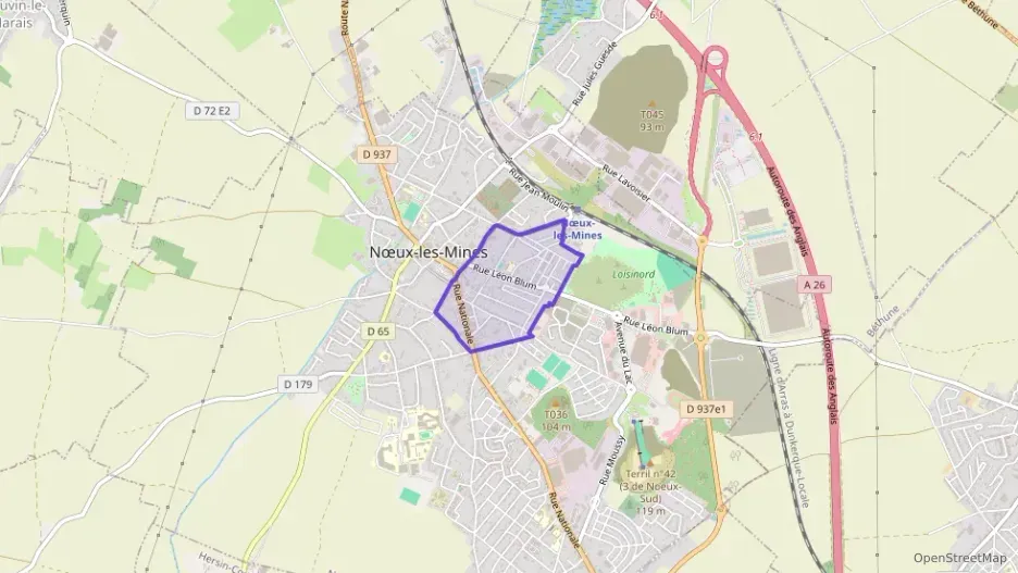 Maison 88 m² cinq pièces à vendre à Nœux-les-Mines