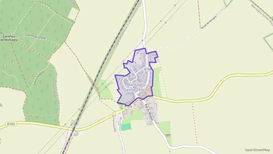 Maison 97 m² cinq pièces à vendre à Montagny-Sainte-Félicité Maison 97 m² cinq pièces à vendre à Montagny-Sainte-Félicité