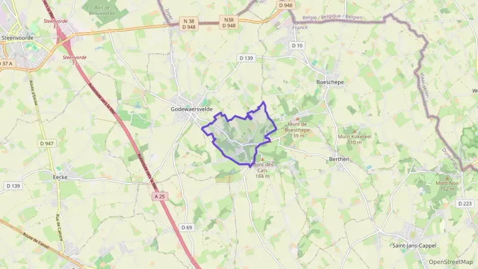 Maison 95 m² cinq pièces à vendre à Godewaersvelde