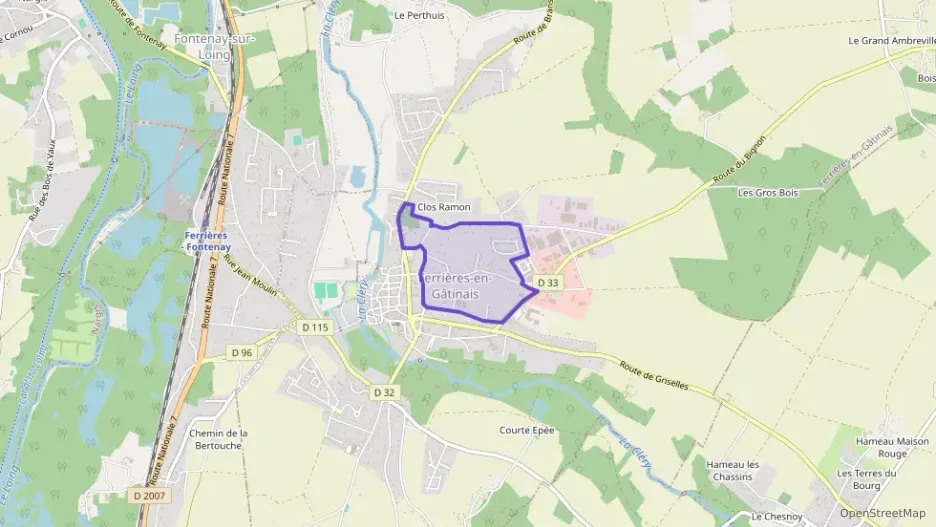 Maison 71 m² trois pièces à vendre à Ferrières-en-Gâtinais