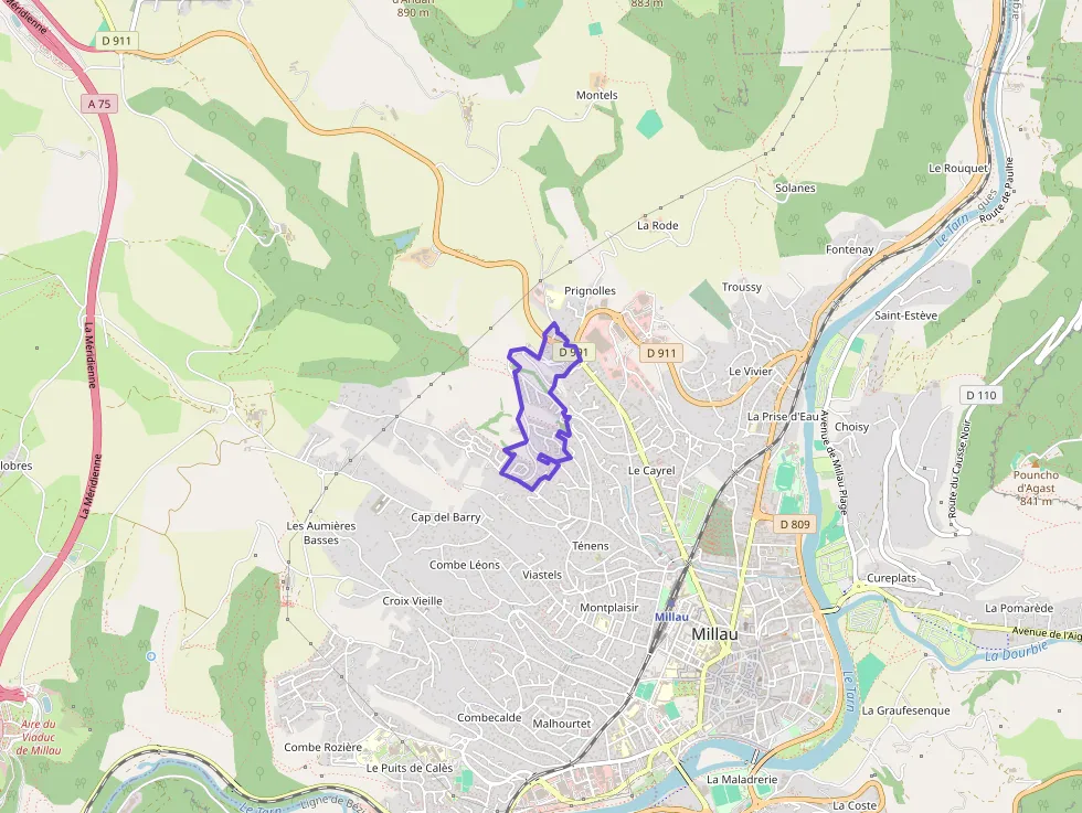 Maison 86 m² quatre pièces à vendre à Millau