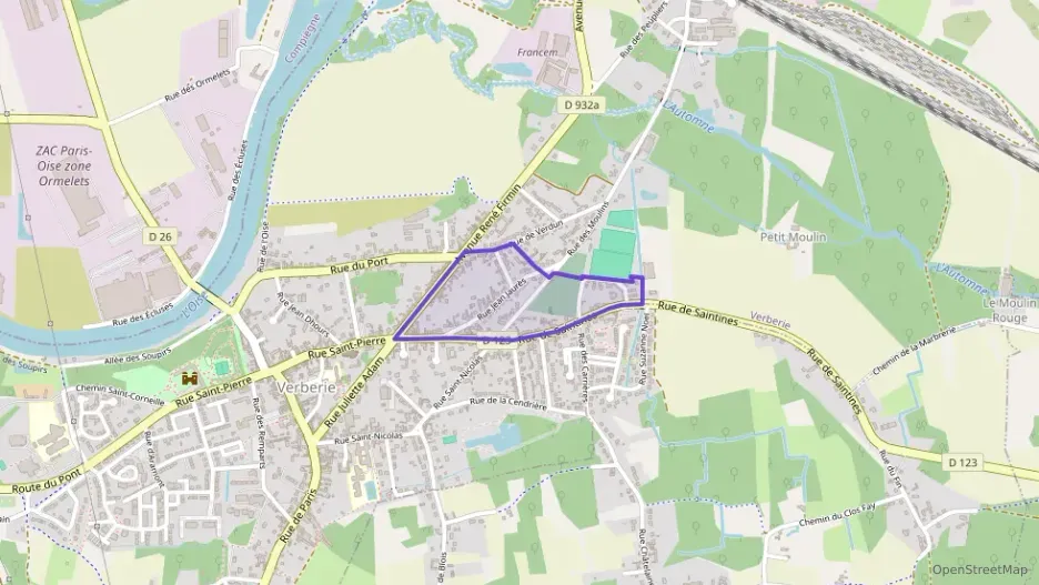 Maison 88 m² six pièces à vendre à Verberie Maison 88 m² six pièces à vendre à Verberie