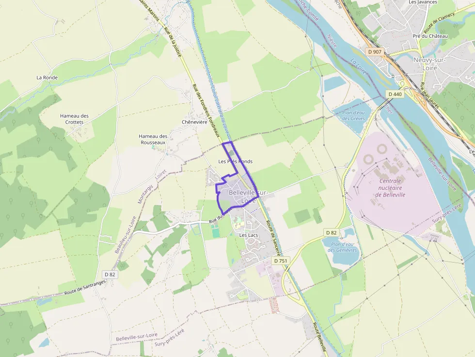 Maison 100 m² quatre pièces à vendre à Belleville-sur-Loire