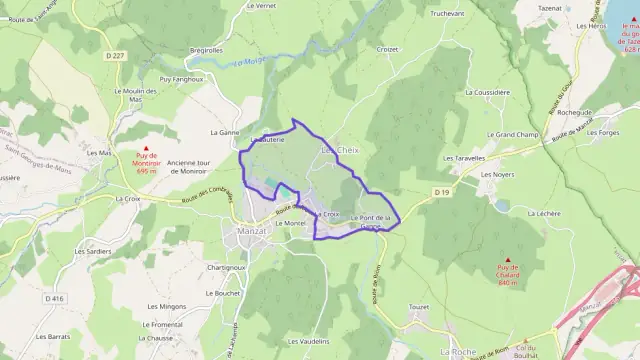 Maison 100 m² quatre pièces à vendre à Manzat