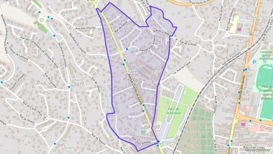 Maison 90 m² quatre pièces à vendre à Millau
