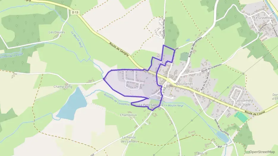 Maison 137 m² cinq pièces à vendre à Boulleret Maison 137 m² cinq pièces à vendre à Boulleret