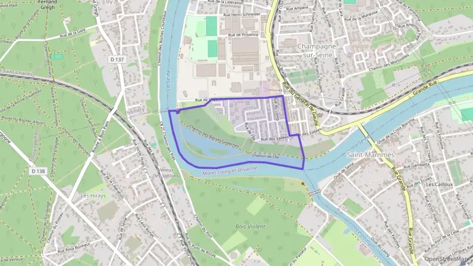 Maison 107 m² six pièces à vendre à Champagne-sur-Seine