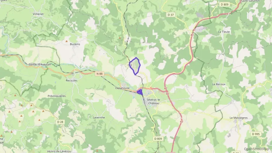 Maison 110 m² cinq pièces à vendre à Sévérac d`Aveyron Maison 110 m² cinq pièces à vendre à Sévérac d`Aveyron