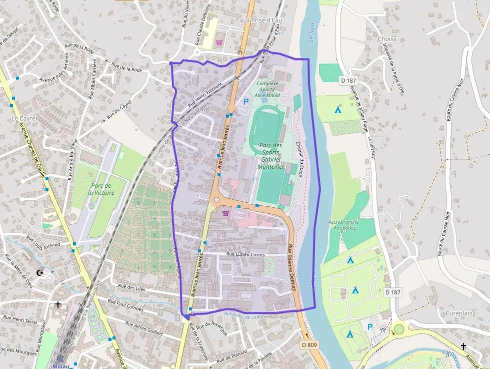 Maison 50 m² trois pièces à vendre à Millau